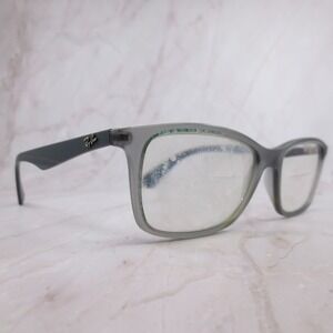 Ray-Ban RB7047 5482 Matte Grey Black Rectangular Eyeglass Frames 54-17-140 Mens